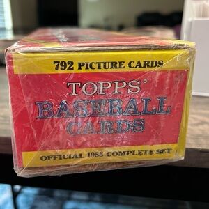 Topps baseball cards 1988 official complete set unopened